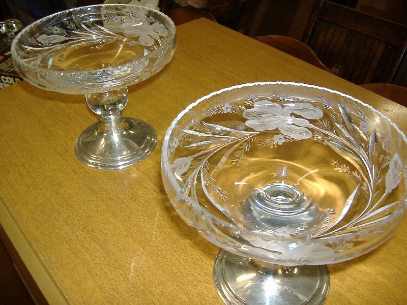 DSCF0728.JPG - Pr. Hawkes Sterling Silver & Crystal Compotes